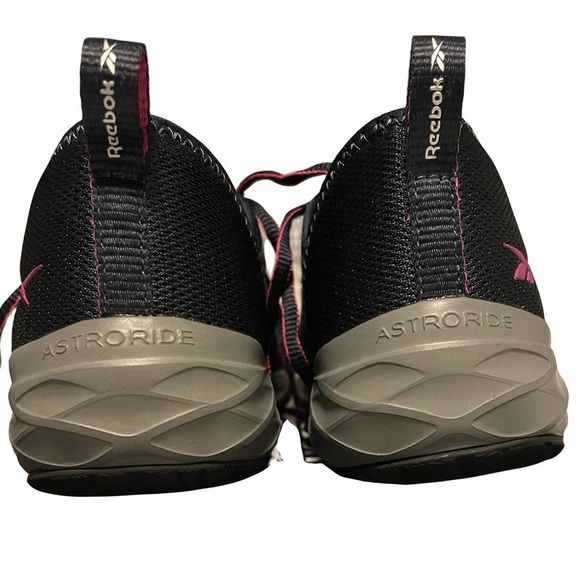 Reebok Astroride RB308 Steel Toe Shoes Sneaker 7W Women Navy Purple - Picture 11 of 15